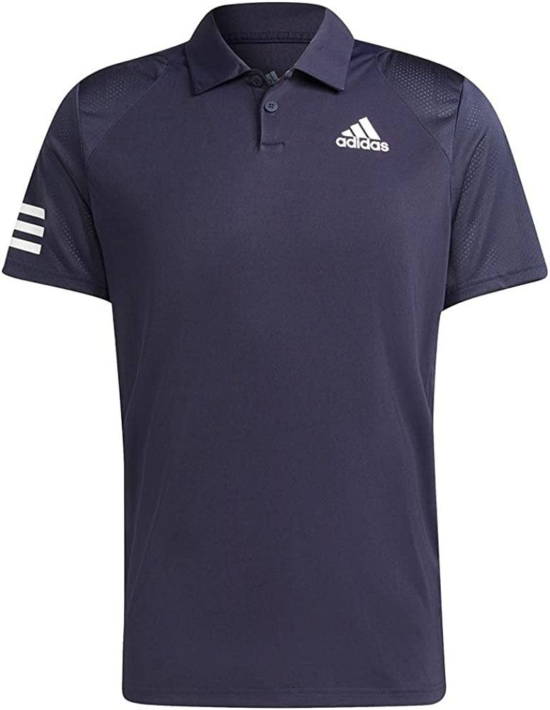 adidas Men's Tennis Club 3-Stripes Polo Shirt