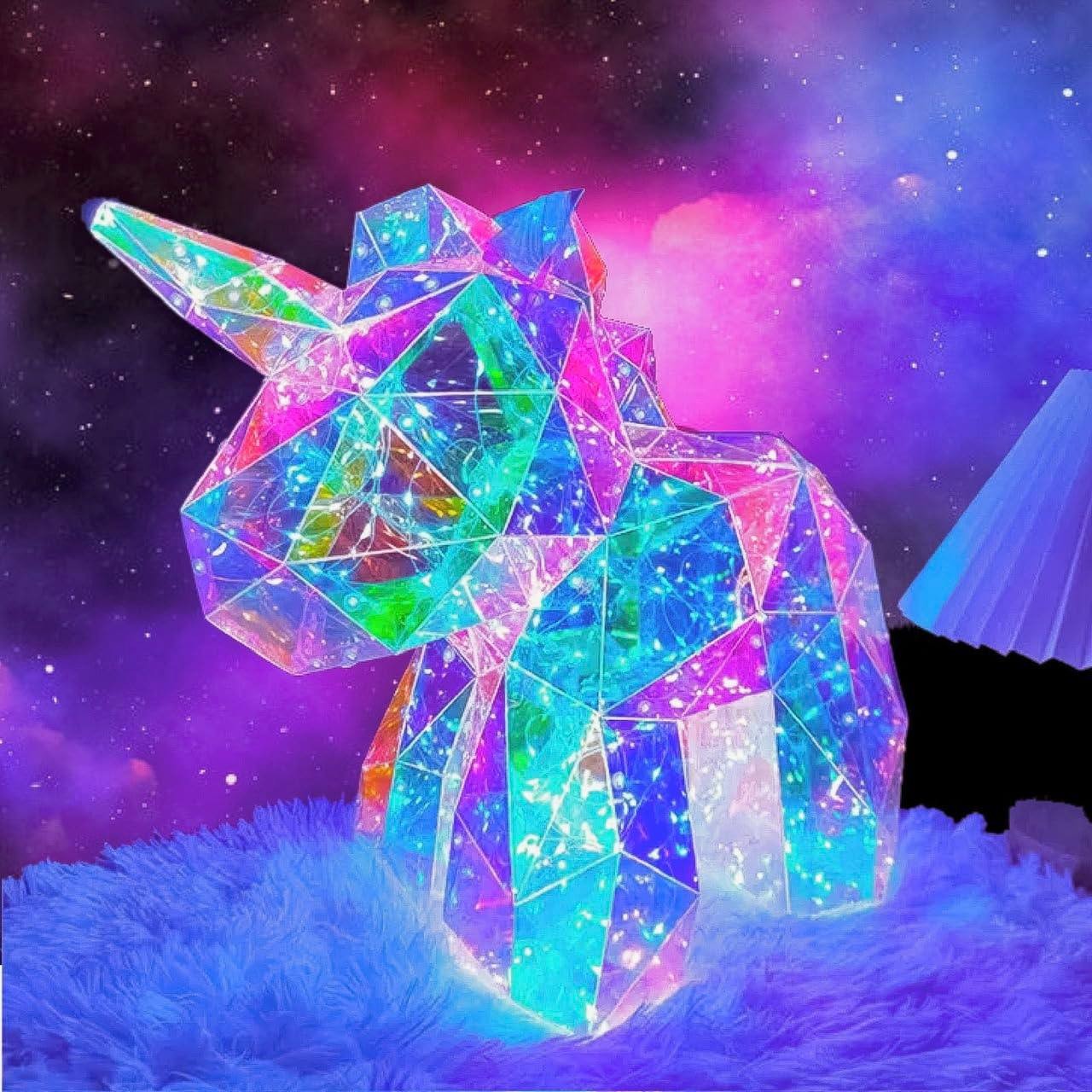 LED Unicorn Night Light for Girls–Night Light Kids-Kids Toys-Nursery Decor–Bedside Lamps-Christmas Gifts for Kids Toddlers Baby Night Light-Centerpiece Table Decorations–Unique Gifts-Cute Stuff